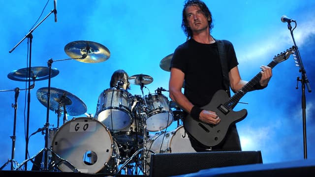 Le groupe Gojira sur scène en septembre 2015 à Rio