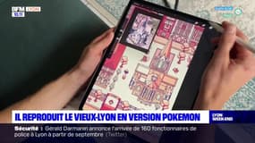 Il reproduit le Vieux-Lyon en version Pokemon