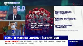 Rhône: "240.000 personnes" ont reçu au moins une dose de vaccin, selon le maire de Lyon Grégory Doucet