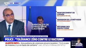 Laurent Nuñez: "Nous avons eu 30 enquêtes judiciaires en 2019 pour des faits de racisme" dans la police