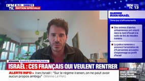 Conflit Iran/Israël: "Il y a un missile qui est tombé à 50m de chez moi", témoigne un ressortissant français en Israël