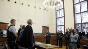 L'accusé, Sergueï W, au début de son procès, le 21 décembre 2017.