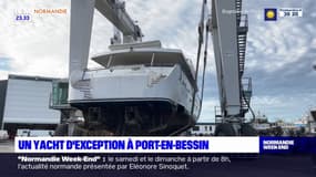 Calvados: un yacht d'exception à Port-en-Bessin