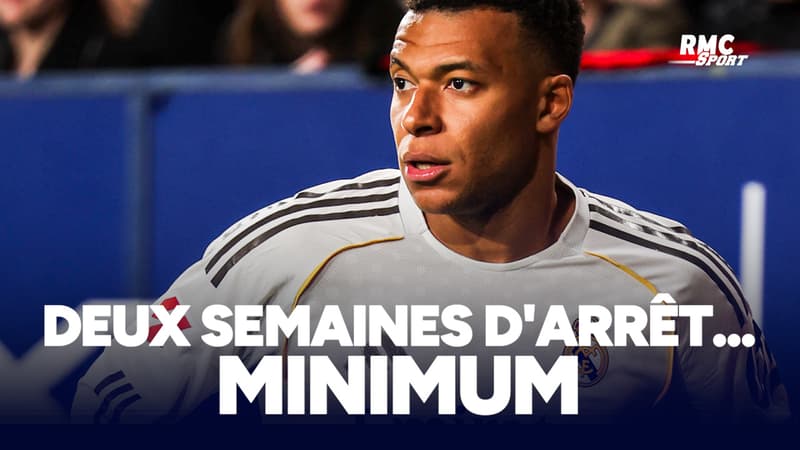 Real Madrid : Mbappé à l'arrêt pour au moins deux semaines