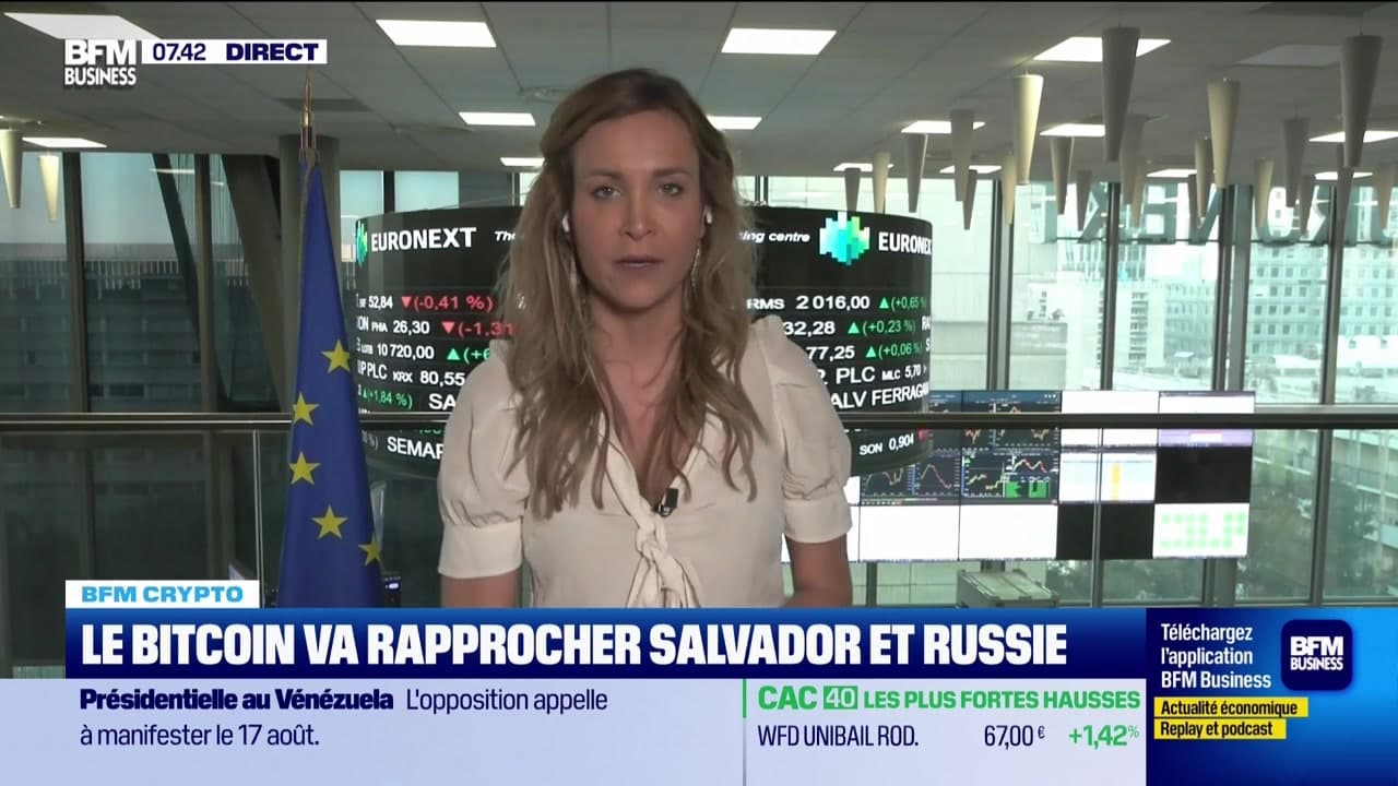 BFM Crypto: Le Bitcoin va rapprocher Salvador et Russie - 12/08