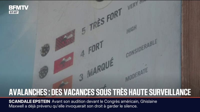 "Il faut faire un peu plus de sensibilisation": des vacances sous très haute surveillance en raison du risque d'avalanche