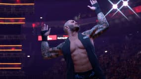 Le catcheur Randy Orton dans le jeu WWE 2K22