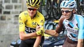 Chris Froome et Romain Bardet