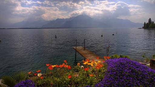 En Suisse, la taxe sur les successions est souvent proche de zéro (Photo: vue du Lac Leman).