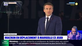 Emmanuel Macron en déplacement à Marseille ce jeudi