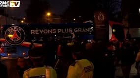 Chelsea-PSG : arrivée du PSG à Stamford Bridge