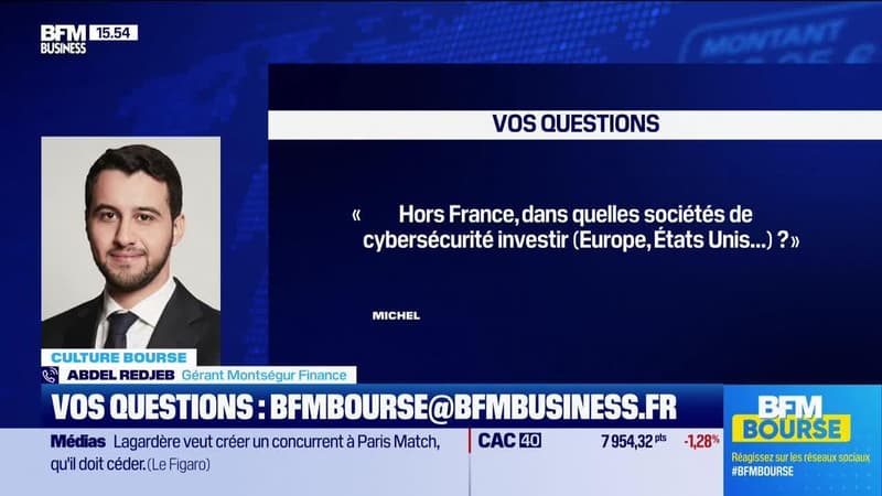 Culture Bourse : Hors France, dans quelles sociétés de cybersécurité investir (Europe, États-Unis...) ? par Julie Cohen-Heurton - 29/05