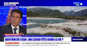 Alpes-Maritimes: Charles-Ange Ginésy justifie la création d'un observatoire de l'eau