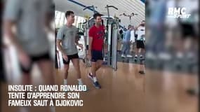 À Dubaï, Ronaldo apprend son fameux saut vertical à... Djokovic