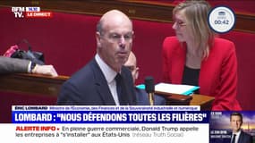 Droits de douane: "Notre réponse sera graduée mais rigoureuse", assure Éric Lombard, ministre de l'Économie