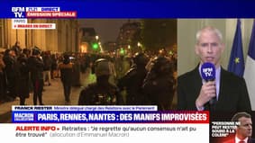 Speech by Emmanuel Macron: "The president made a speech of appeasement, of course, with a lot of lucidity and listening"says Franck Riester