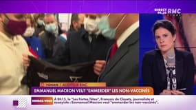 Emmanuel Macron veut "emmerder" les non-vaccinés, les auditeurs RMC réagissent.