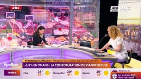 "Pas un seul parti politique parle de l'alimentation", regrette Véronique Langlais, présidente du Syndicat des Bouchers de Paris