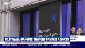 Télétravail/Banques : tensions dans les agences