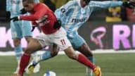 Kaboré, le milieu phocéen, ici opposé à un joueur du Spartak de Moscou.