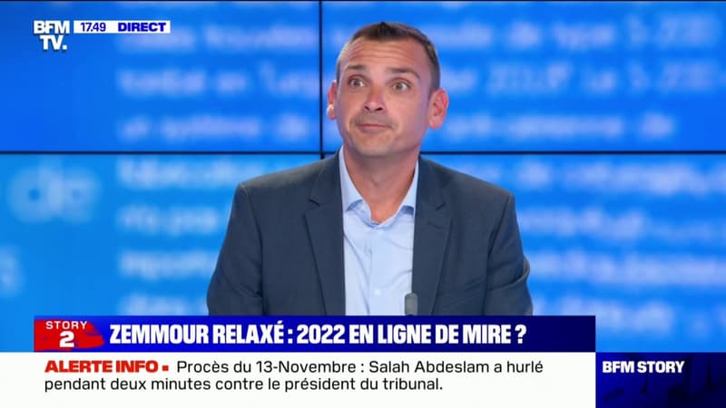 Éric Zemmour relaxé: pour Benjamin Cauchy, "c'est un obstacle en moins sur un chemin potentiel vers une candidature"