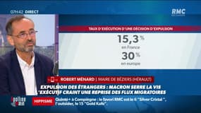 Immigration : Macron prône la fermeté. Pour Robert Ménard, "C'est un calcul électoral. Il nous prend pour des benêts"