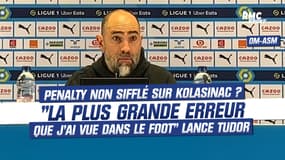OM 1-1 Monaco : Penalty non sifflé sur Kolasinac, "la plus grande erreur que j'ai vue dans le foot" tacle Tudor