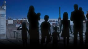 Image d'illustration - Une famille sur les toits de Paris