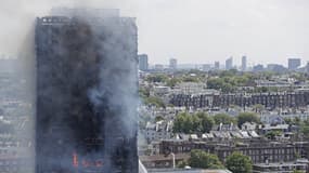 La Grenfell Tower de Londres, le 14 juin 2017.