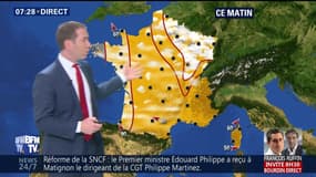 La météo pour ce mercredi 14 mars 2018