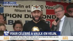 Nabil Fekir est de retour à Vaulx-en-Velin, son club d'origine 