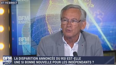 Bernard Delran, vice président du RSI, sur BFM Business ce mercredi 2 août.