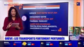 Grève: le détail des perturbations dans les transports