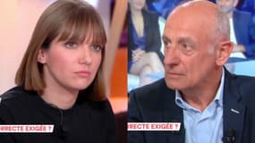 Aurore Bergé et Jean-Michel Aphatie dans "C à vous"