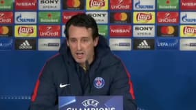 Unai Emery en conférence de presse