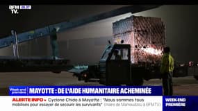 De l'aide humanitaire acheminée à Mayotte après le passage du cyclone Chido