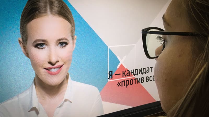 Ksenia Sobtchak est candidate à la présidentielle russe.