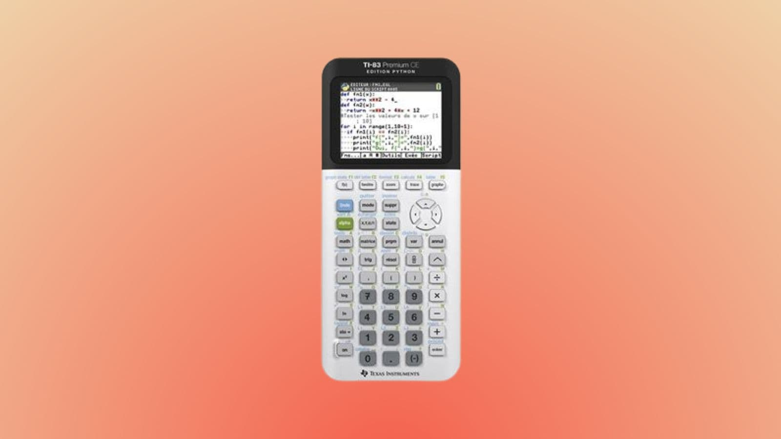 Calculatrice TI-83