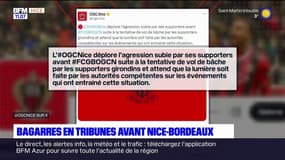 Coupe de France: des bagarres en tribunes avant Nice-Bordeaux