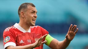 Artem Dzyuba avec la Russie lors de l'Euro 2021