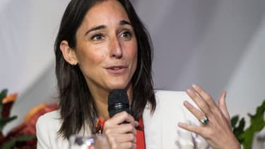 La secrétaire d'Etat à la Transition écologique, Brune Poirson, parle durant l'inauguration de la PreCOP25 au Costa Rica