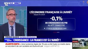 L'économie française s'est retractée de 0,1% au 4e trimestre 2024