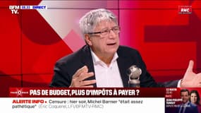 "C'est faux": Éric Coquerel estime qu'il n'y aura pas plus d'impôts à cause de la motion de censure