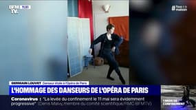 Les danseurs de l'Opéra de Paris rendent hommage aux soignants