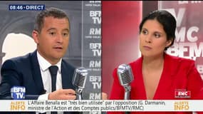 Affaire Benalla: Emmanuel Macron "le paye" médiatiquement aujourd'hui, estime Gérald Darmanin