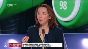 #Carburant - "C'est une taxe de plus, je ne crois pas du tout à la visée écologique. C'est de l'argent supplémentaire pour l'État !" @marieannesoubre  #GGRMC