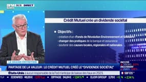 Partage de la valeur: le crédit mutuel créé le "dividende sociétal"