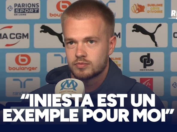 OM : "Iniesta est un exemple pour moi", les confidences d'Arthur Vermeeren