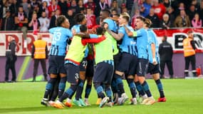La joie des Rennais face à Brest, le 3 juin 2023.