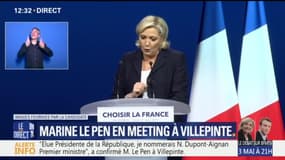 "Il a cru que le second tour serait une balade de santé." Le Pen se moque de la campagne de Macron